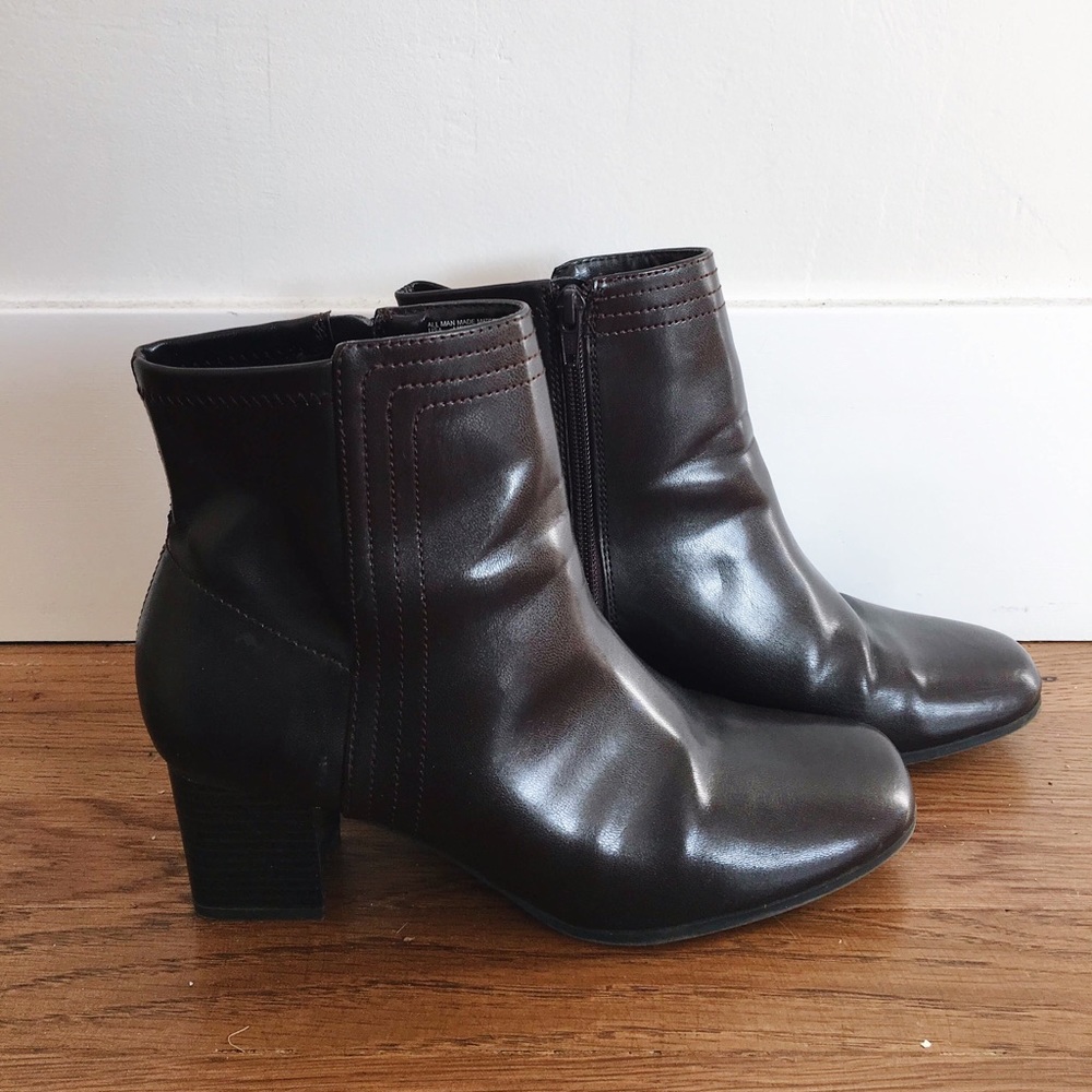 brown booties